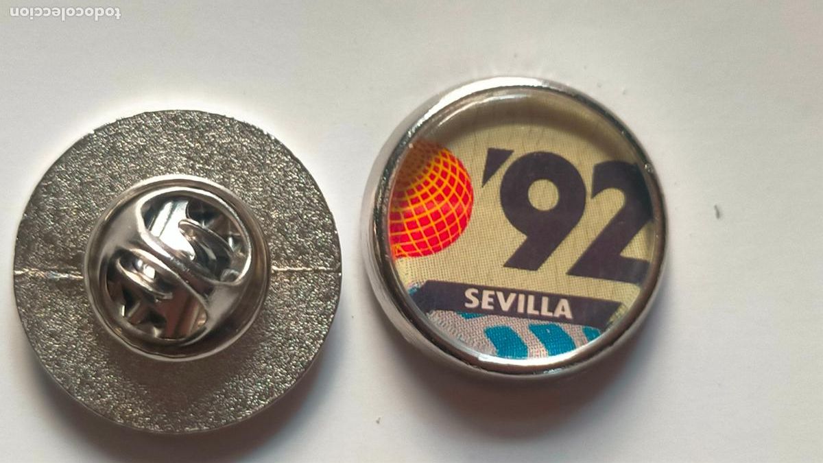 Pins e Spille di collezione: PIN REDONDO METAL - PIN REDONDO METAL - 92 EXPO SEVILLA 1992 exposicion universal