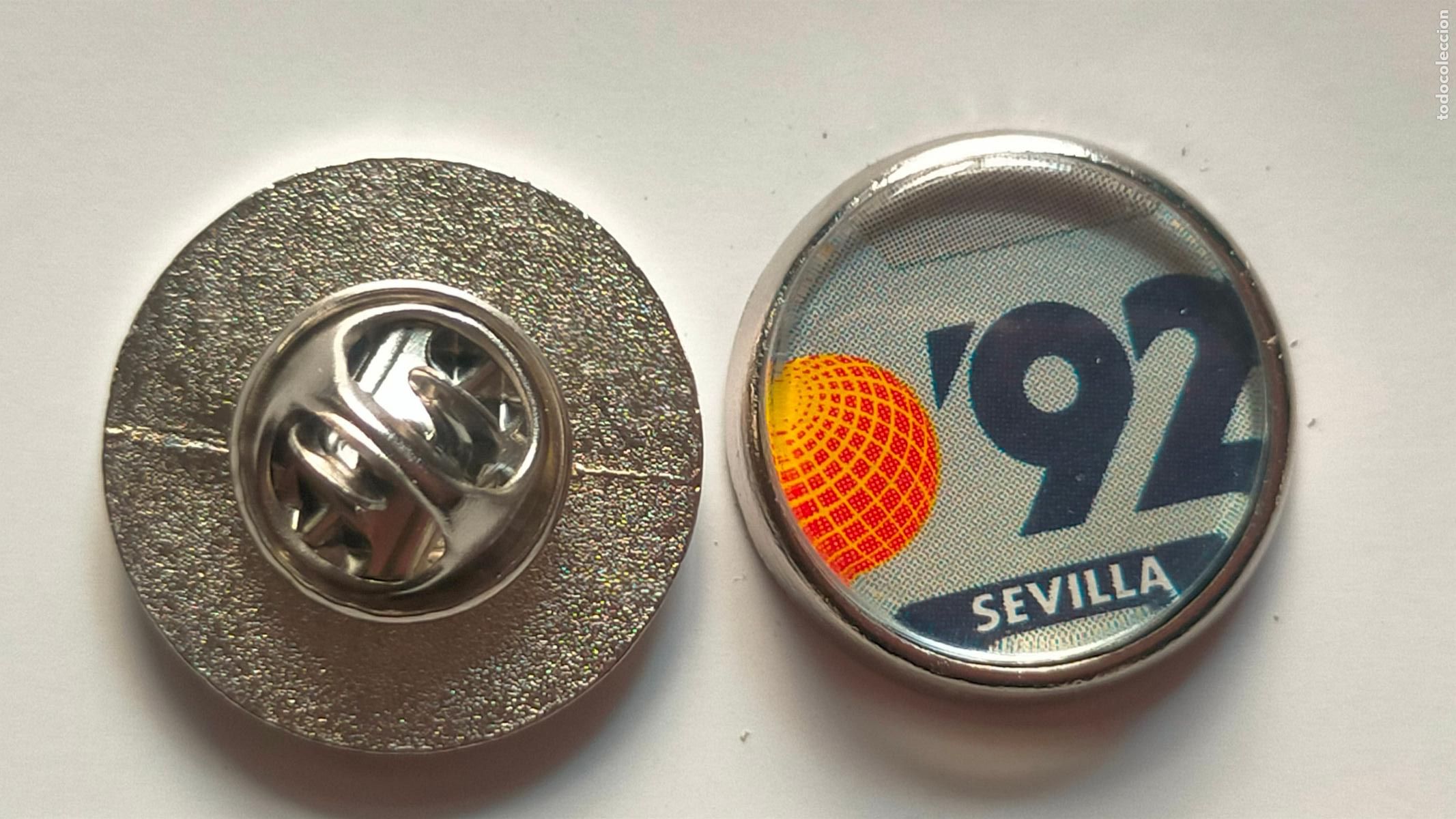 Pins de cole&ccedil;&atilde;o: PIN REDONDO METAL - PIN REDONDO METAL - 92 EXPO SEVILLA 1992 exposicion universal