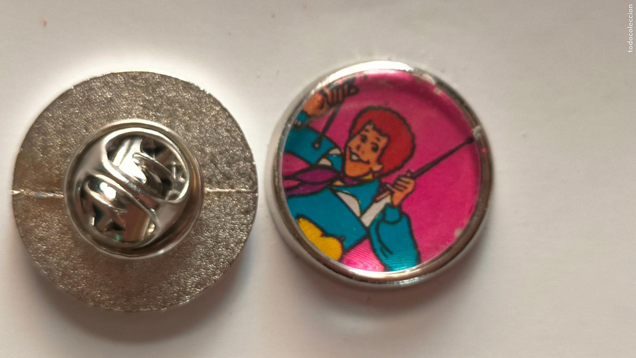 Pins de cole&ccedil;&atilde;o: PIN REDONDO METAL - PIN REDONDO METAL - DIBUJOS ANIMADOS DE LOS A&Ntilde;OS 70 Y 80