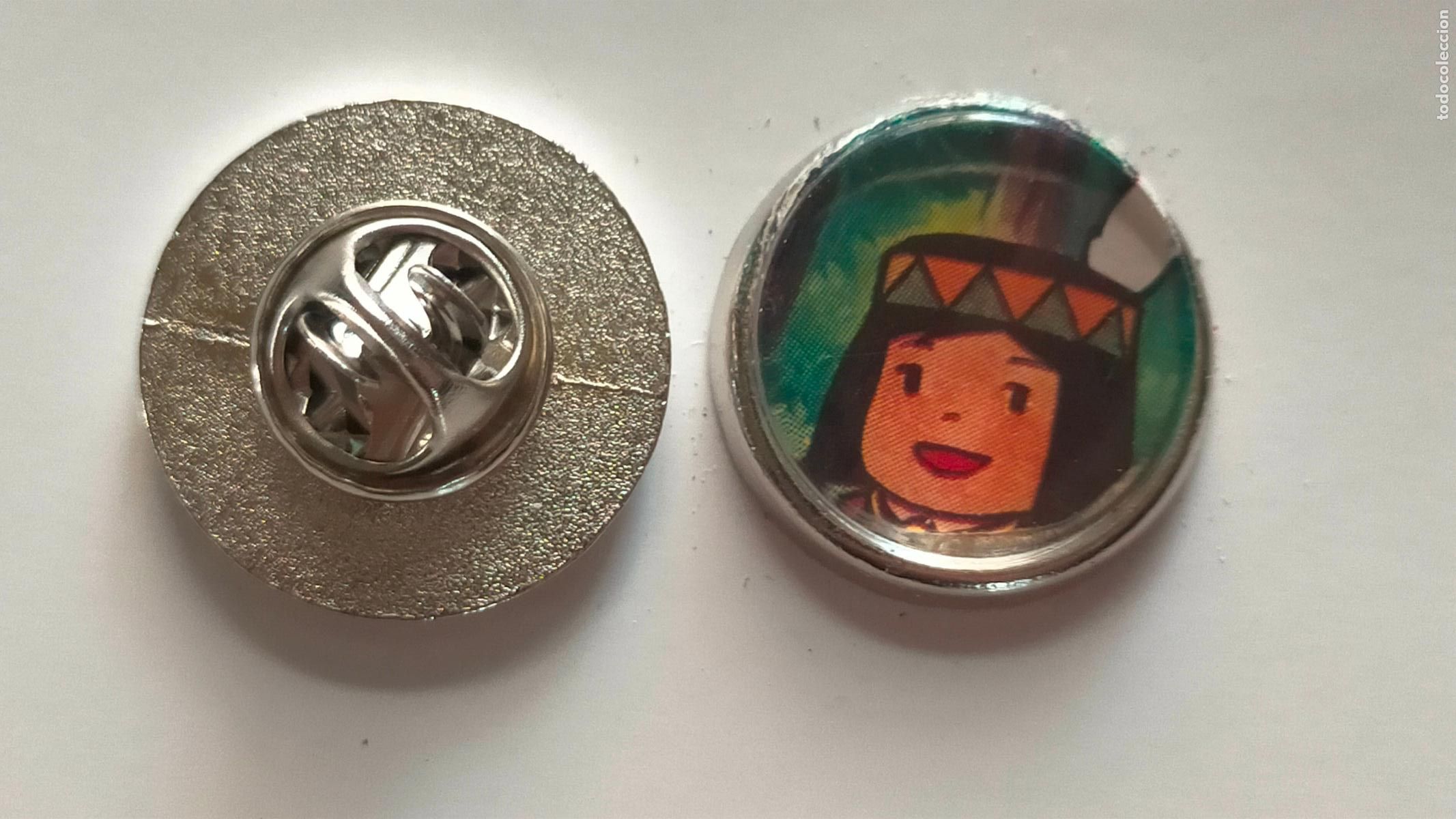 Pins de cole&ccedil;&atilde;o: PIN REDONDO METAL - PIN REDONDO METAL - DIBUJOS ANIMADOS DE LOS A&Ntilde;OS 70 Y 80