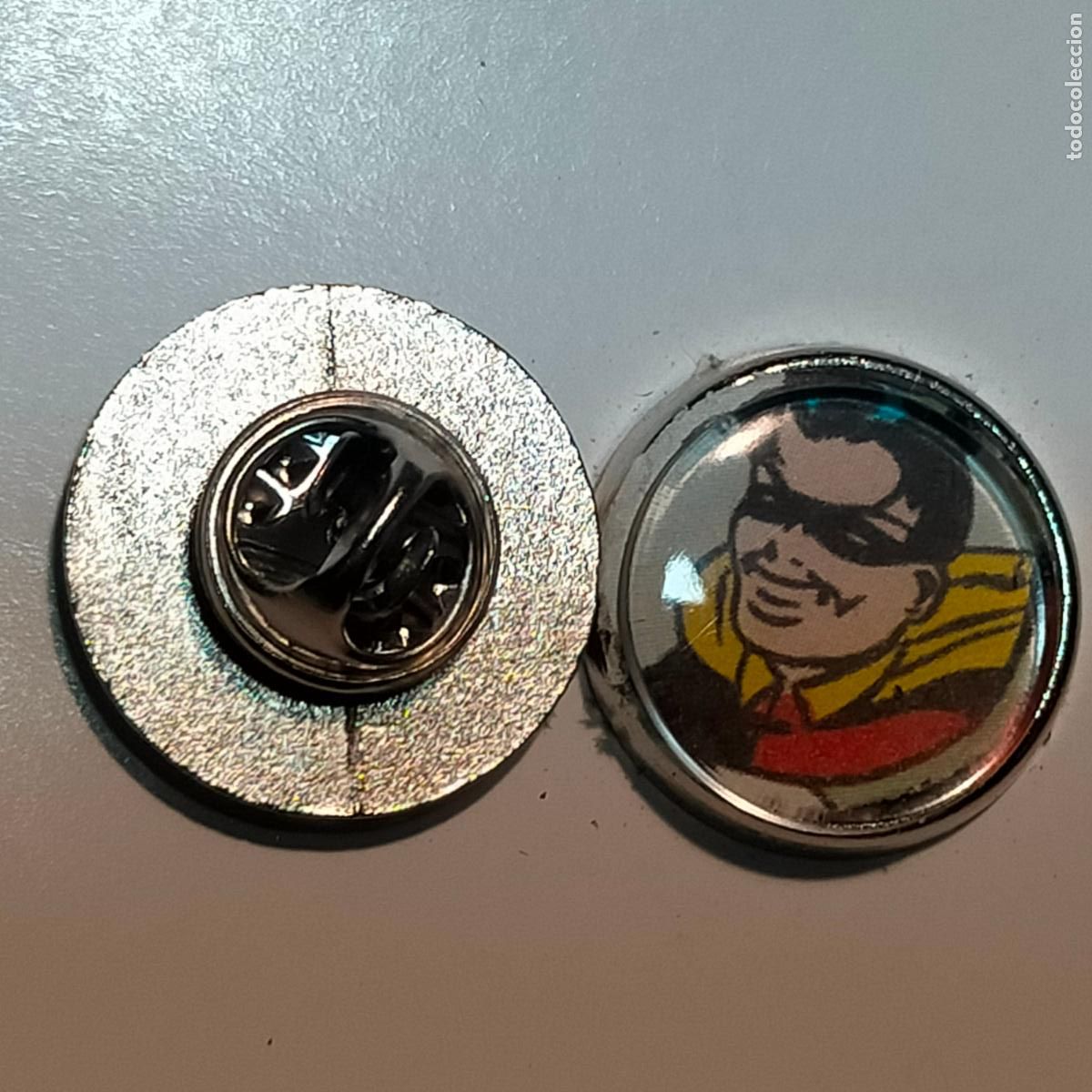 Pins de colecci&oacute;n: PIN REDONDO METAL - PIN REDONDO METAL - DIBUJOS ANIMADOS comic batman y robin SUPER HEROES
