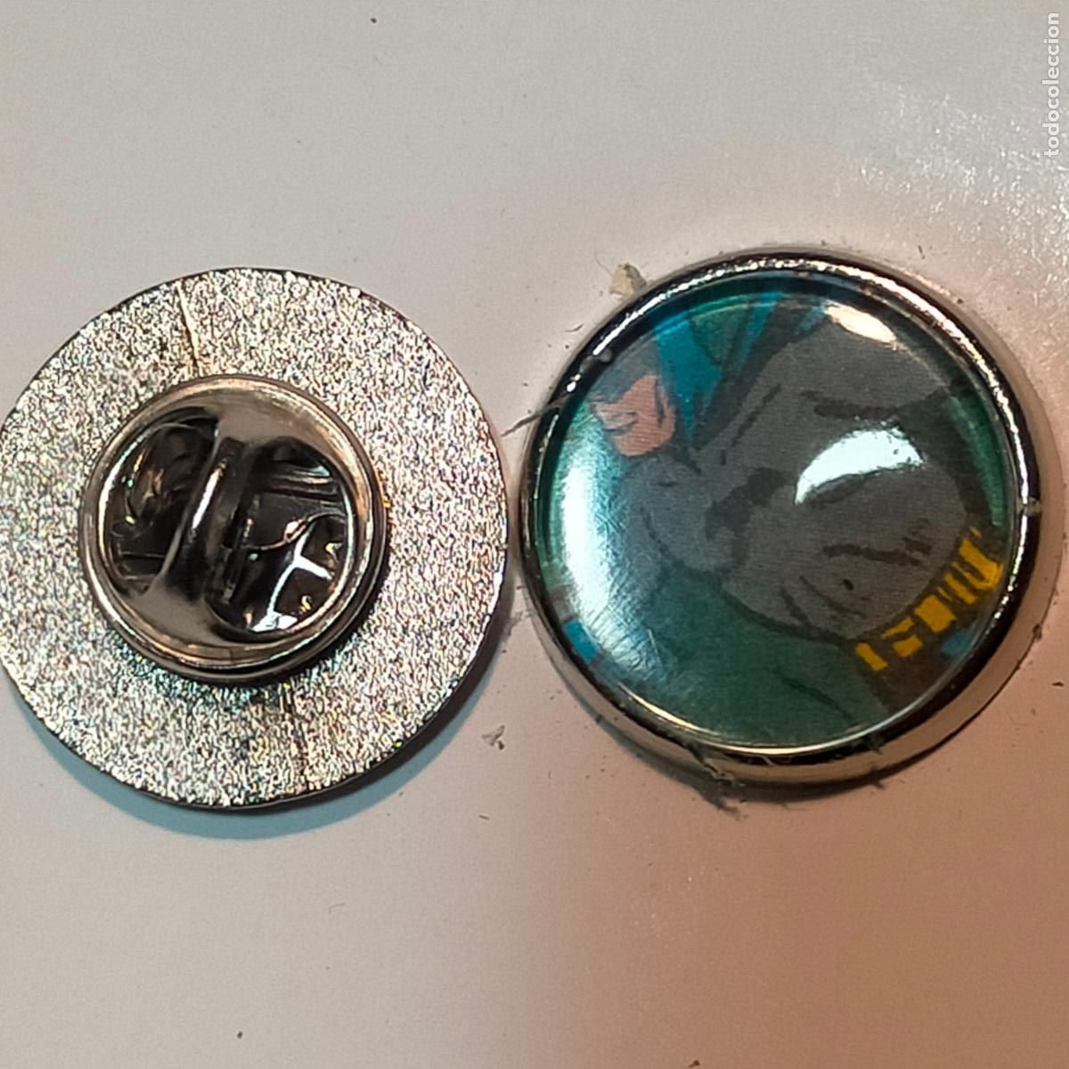 Collection pins: PIN REDONDO METAL - PIN REDONDO METAL - DIBUJOS ANIMADOS comic batman y robin SUPER HEROES