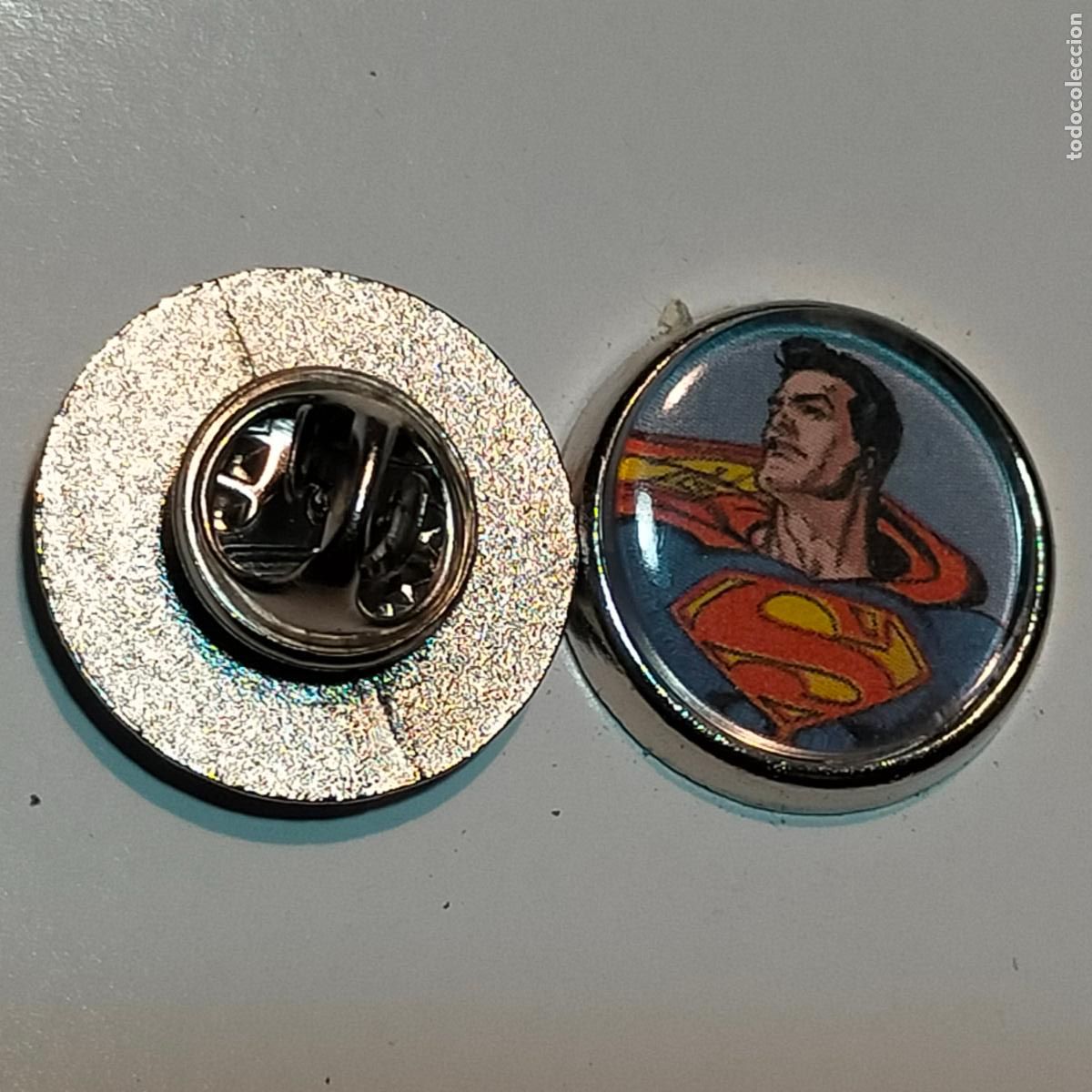 Pins e Spille di collezione: PIN REDONDO METAL - PIN REDONDO METAL - DIBUJOS ANIMADOS comic superman SUPER HEROES