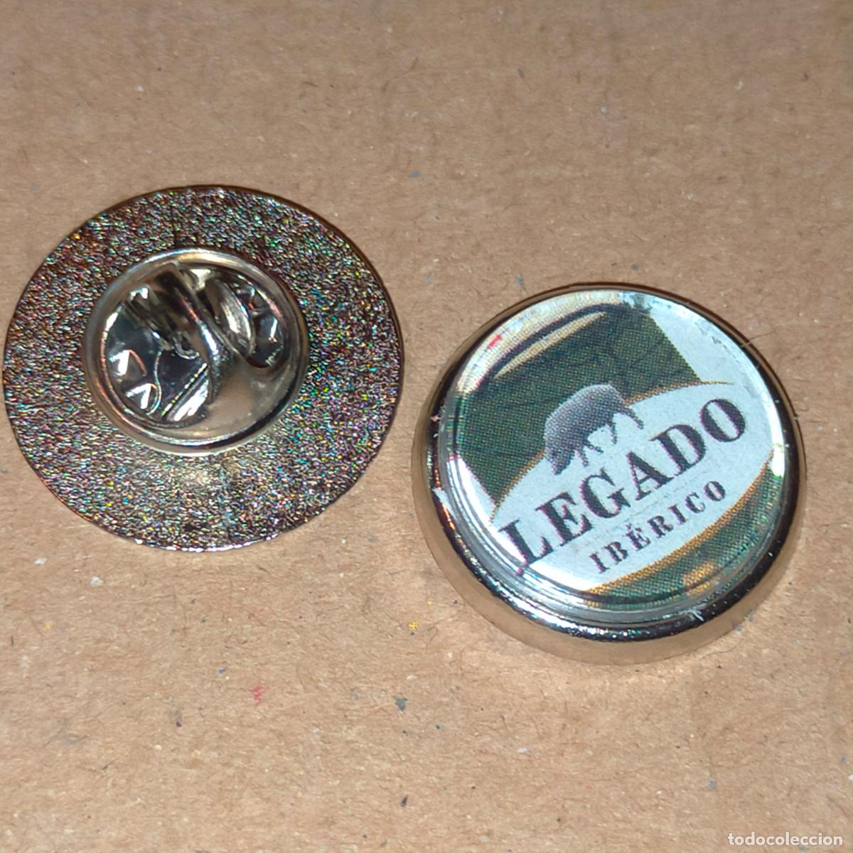 Pins de colecci&oacute;n: PIN REDONDO METAL - jamon de cerdo el legado
