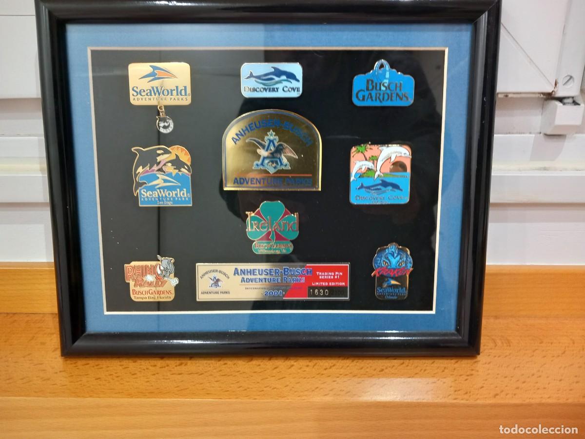 Pins de colecci&oacute;n: Cuadro pins USA parques tematicos - Foto 2