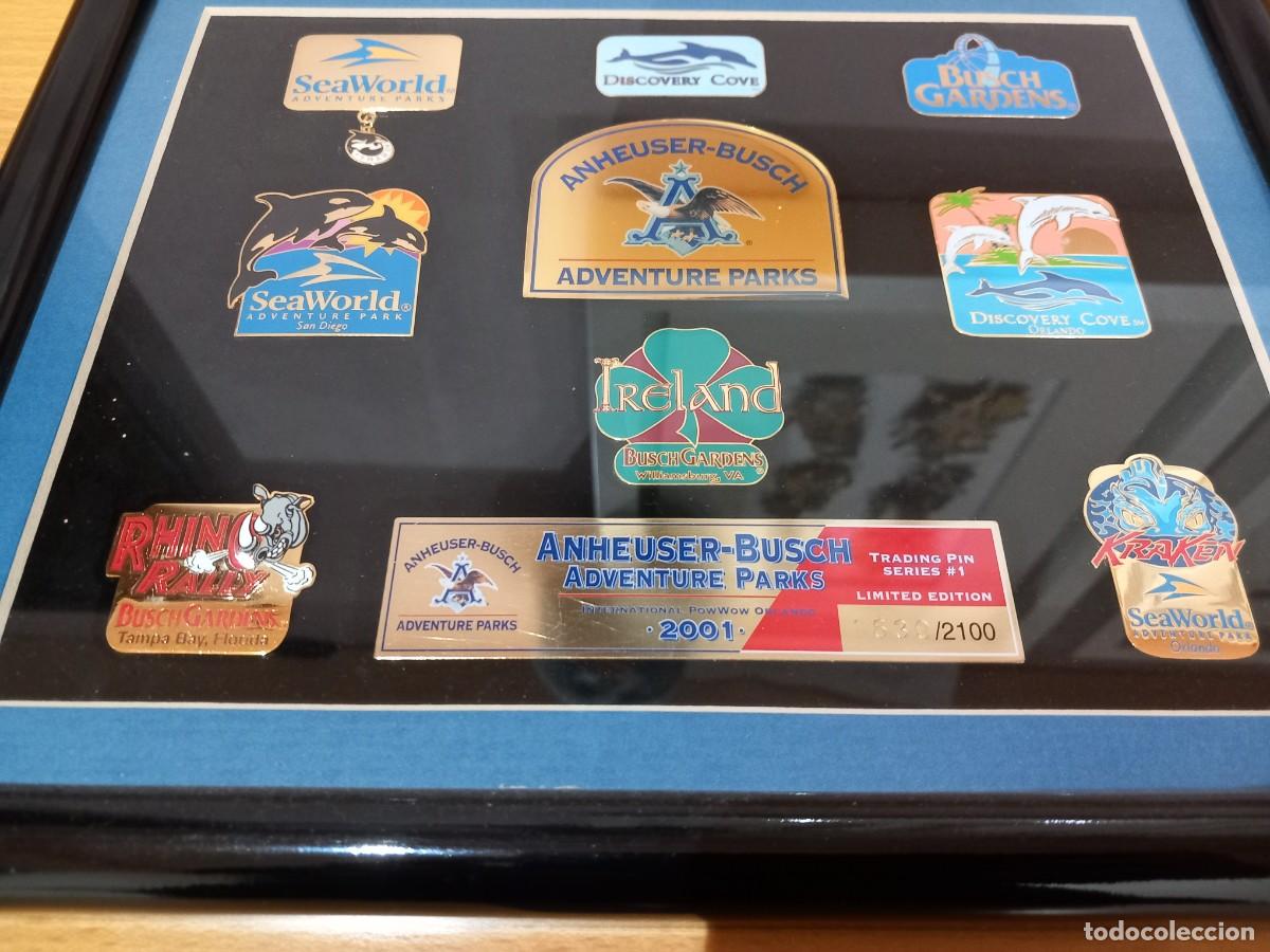 Pins de colecci&oacute;n: Cuadro pins USA parques tematicos - Foto 3