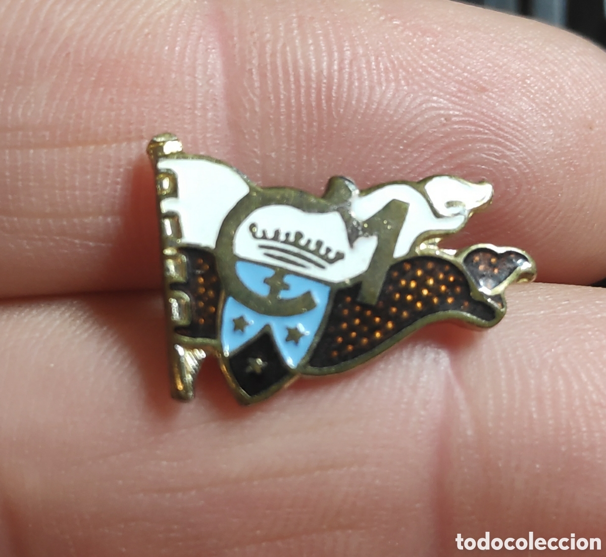 Collection pins: ANTIGUA INSIGNIA PIN DE AGUJA IMPERDIBLE ORDEN DE CARMELITAS MONTE CARMELO