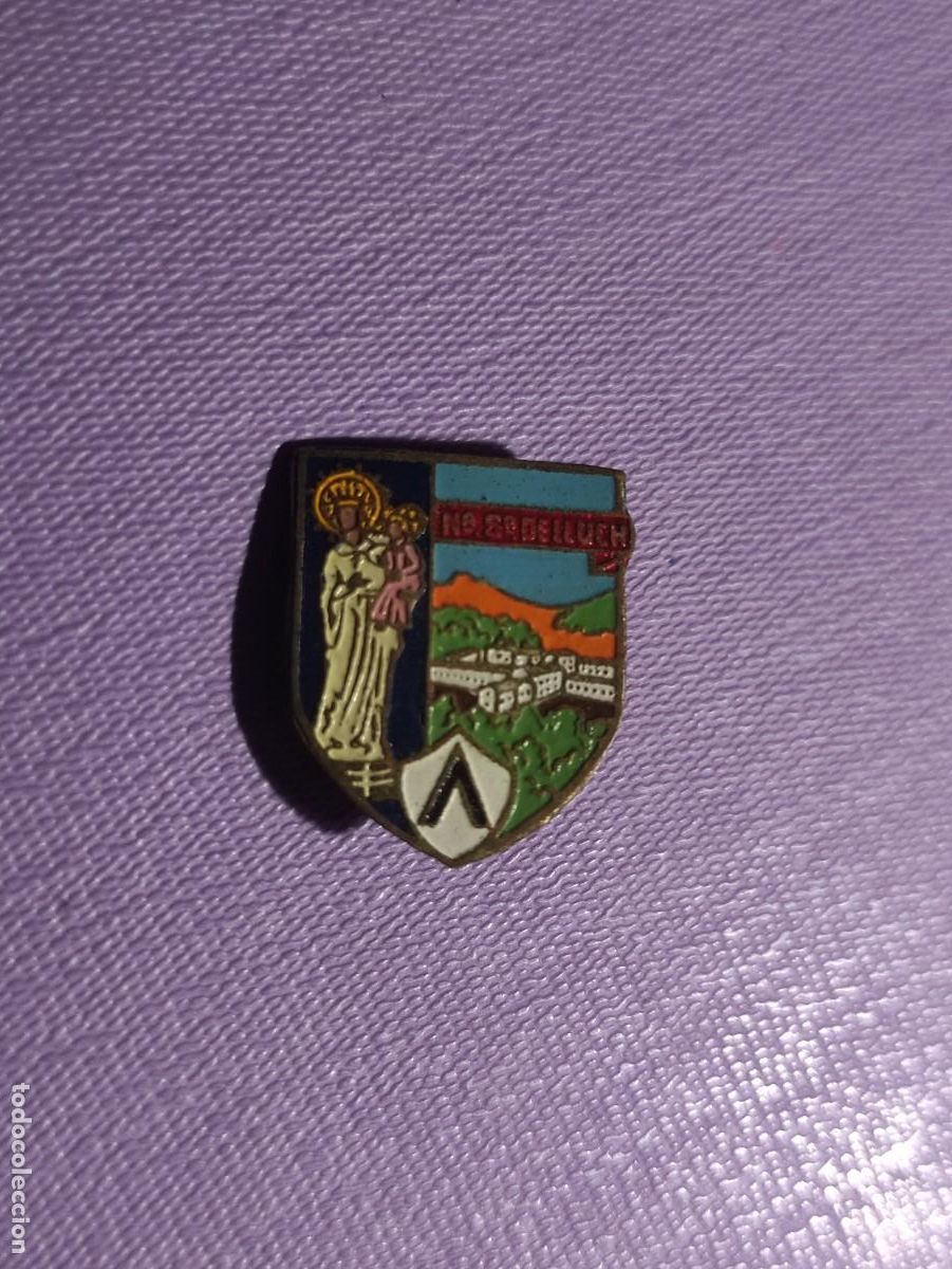 Pins de cole&ccedil;&atilde;o: Pin insignia (imperdible) Ntra. Sra. De Lluch, (Mallorca)