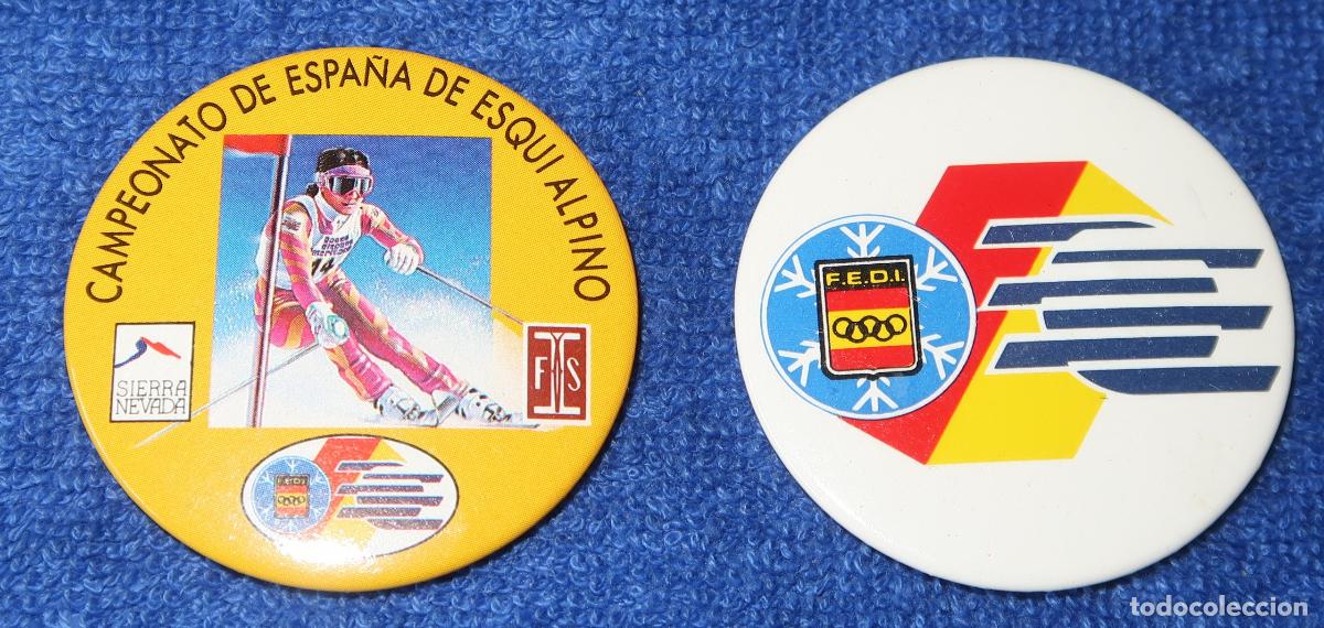 Pins de colecci&oacute;n: Chapas Campeonato de Espa&ntilde;a de esqu&iacute; alpino - SIerra Nevada