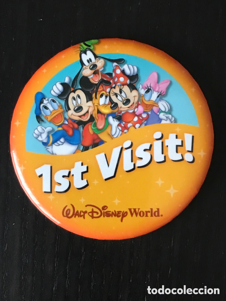 Pins de colecci&oacute;n: WALT DINSEY WORLD - 1st VISIT - PRIMERA VISITA - CHAPA PIN