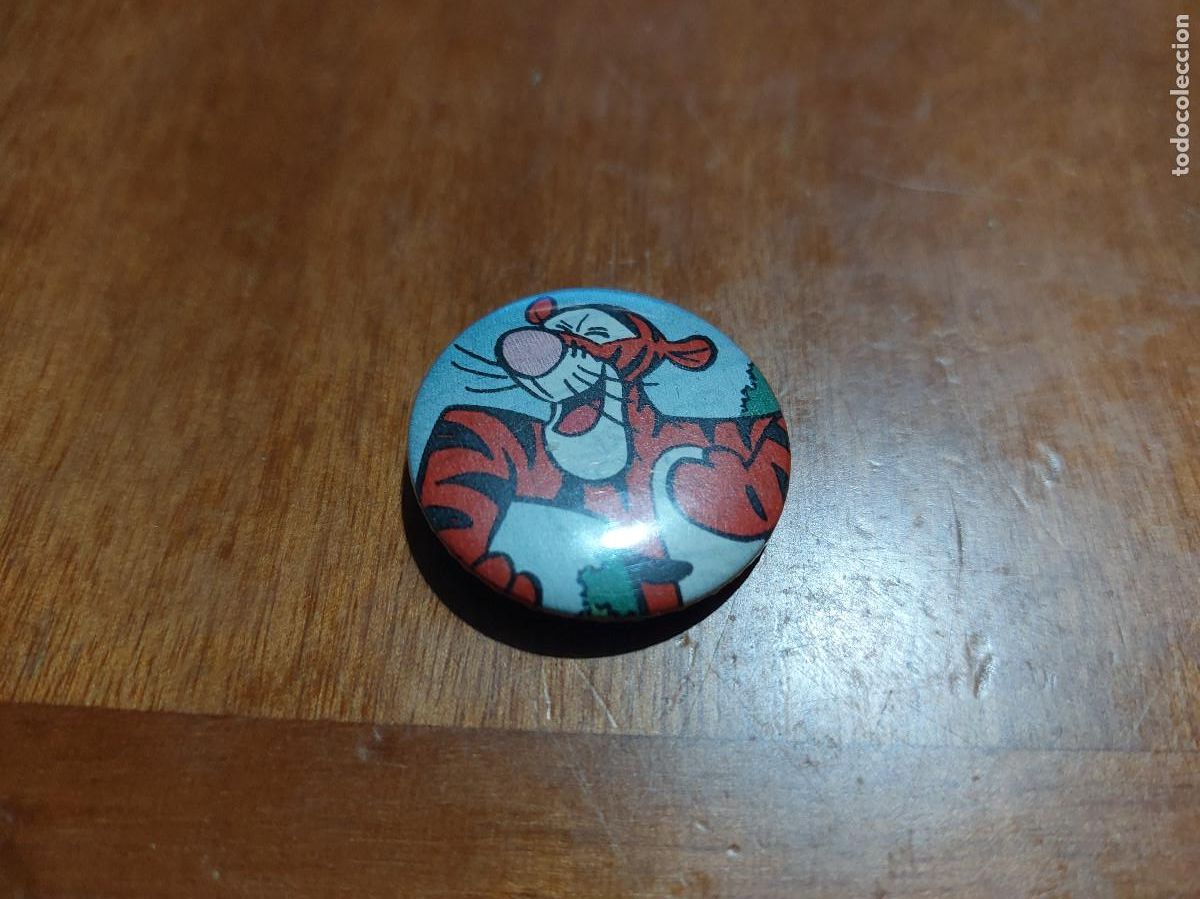 Pins de colecci&oacute;n: WINNIE THE POOH. TIGER CHAPA. PIN. 31 MM. MET&Aacute;LICA POR DETR&Aacute;S. SIN USO. DIFICIL