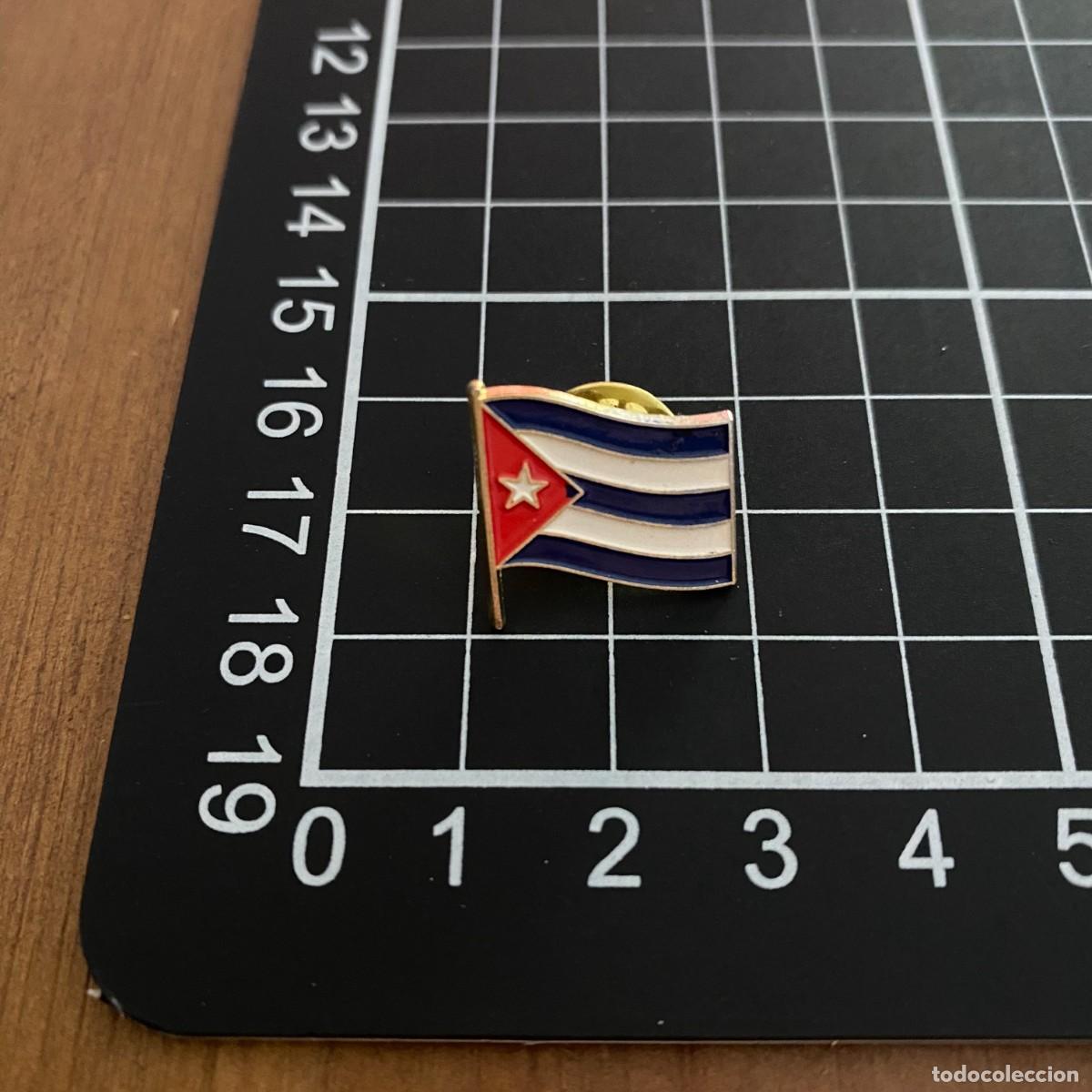 Collection pins: ANTIGUO PIN BANDERA CUBA BIEN CONSERVADO SOUVENIR BANDERAS
