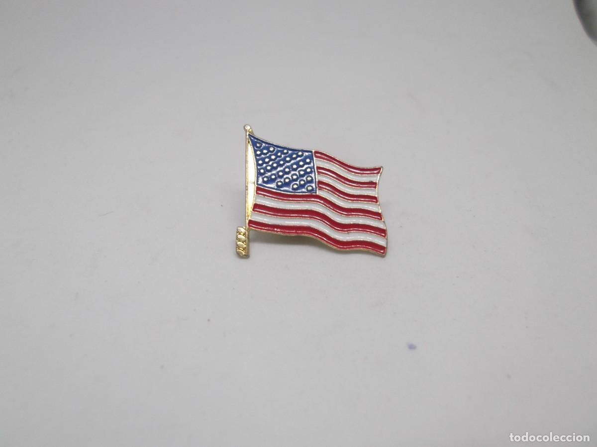 Pins de colecci&oacute;n: Pin de la bandera de EEUU - Foto 2