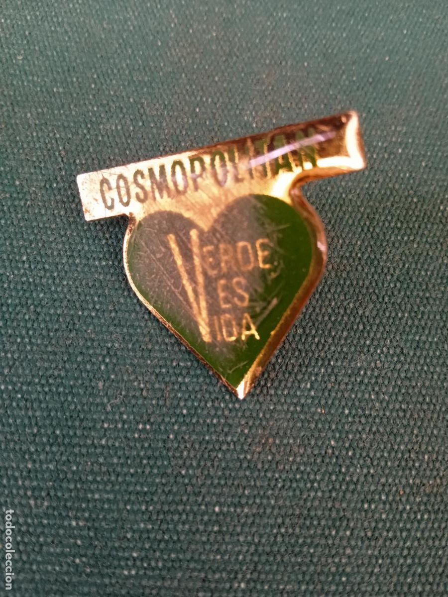 Pins de colecci&oacute;n: COSMOPOLITAN - VERDE ES VIDA - Foto 1