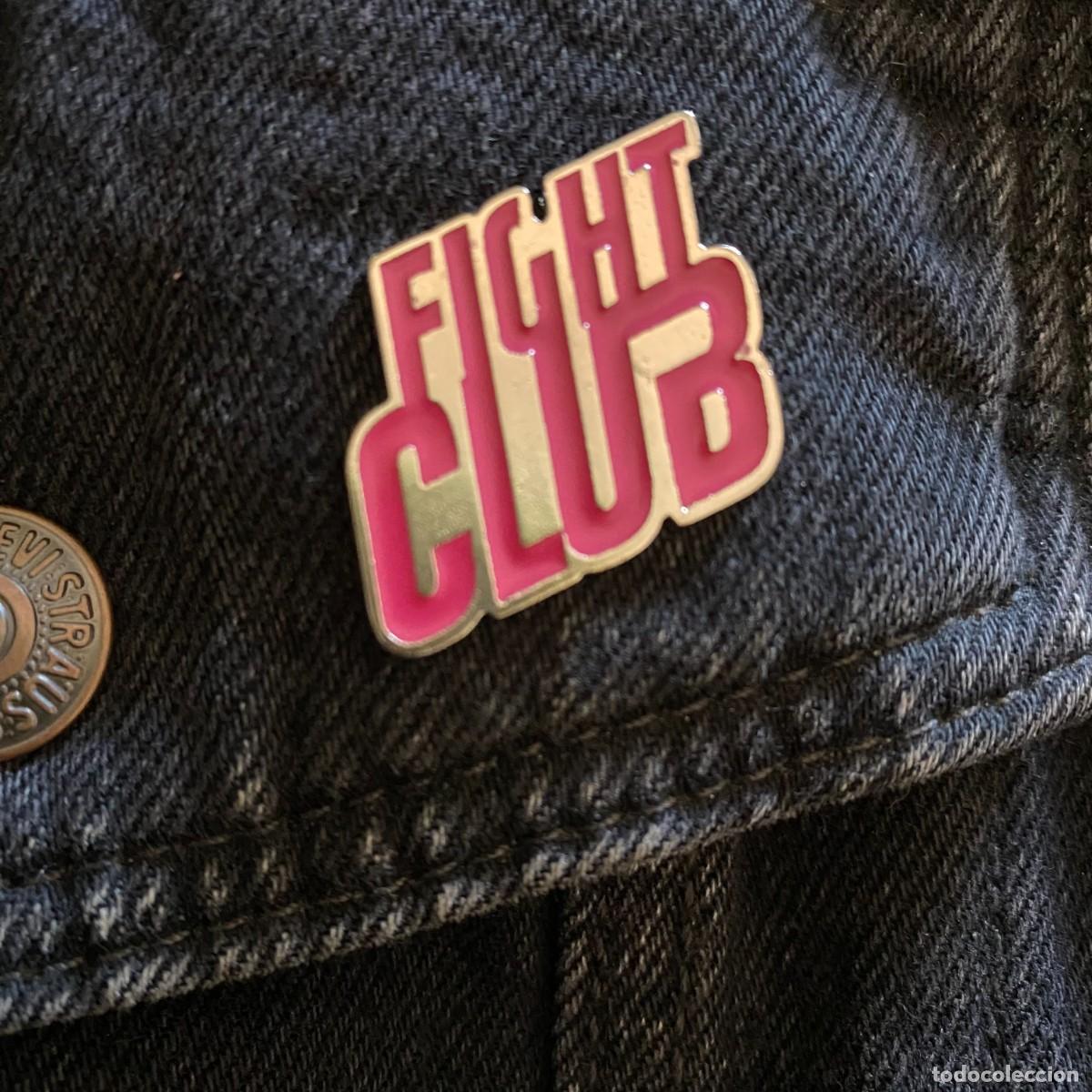 Collection pins: PIN MET&Aacute;LICO ESMALTADO GRAN CALIDAD FIGHT CLUB, EL CLUB DE LA LUCHA, NUEVO Y SIN USO
