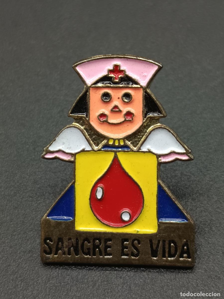 Pins de colecci&oacute;n: PIN-SANGRE ES VIDA - Foto 1