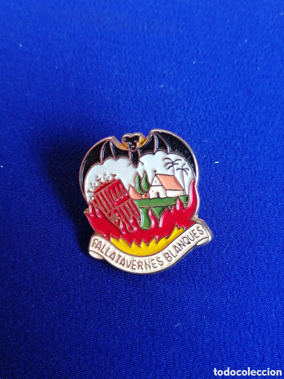 Pins de colecci&oacute;n: FALLA TAVERNES BLANQUES PIN - Foto 1