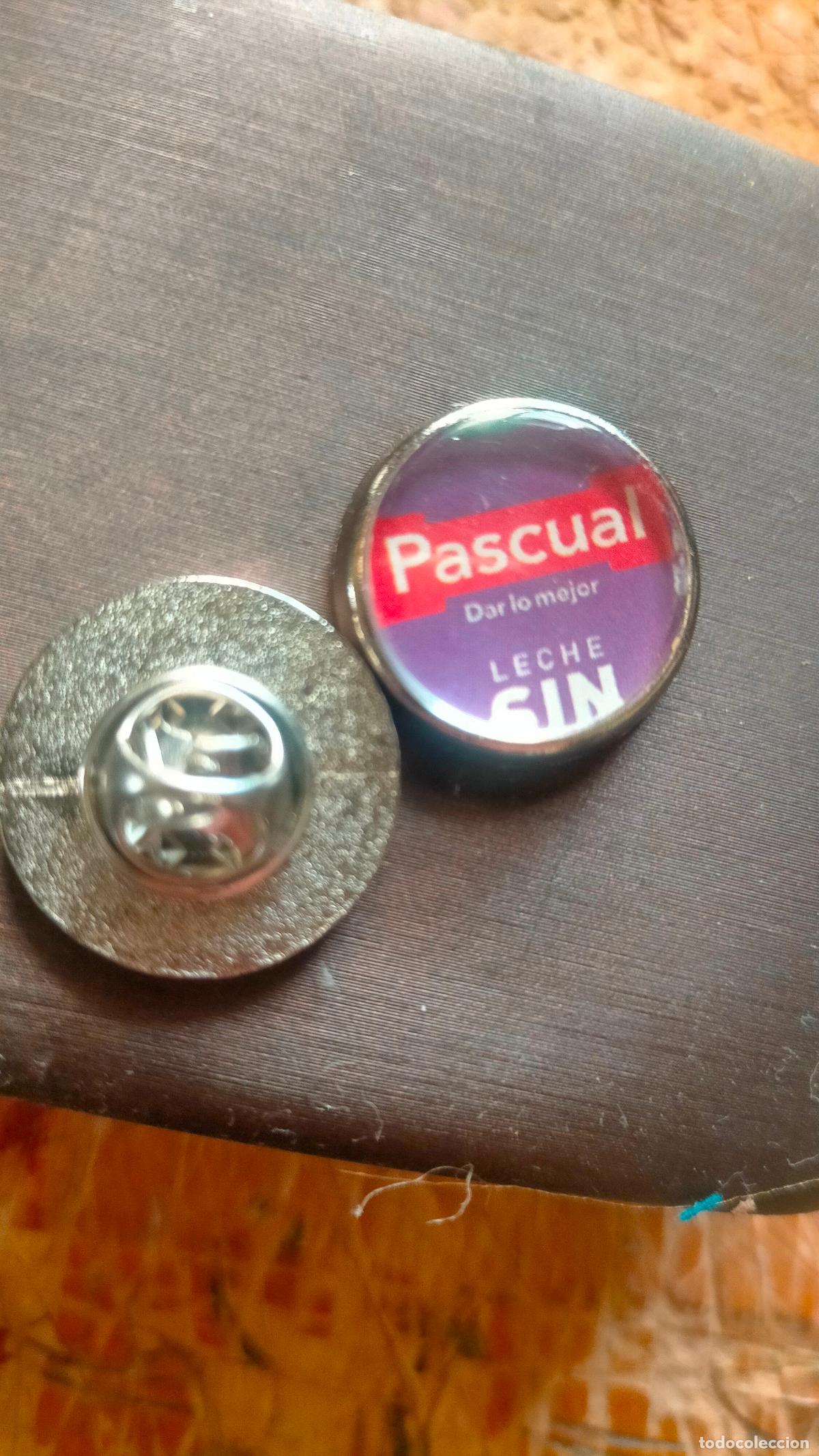 Pins de colecci&oacute;n: PIN REDONDO METAL - publicitario lacteos leche pascual