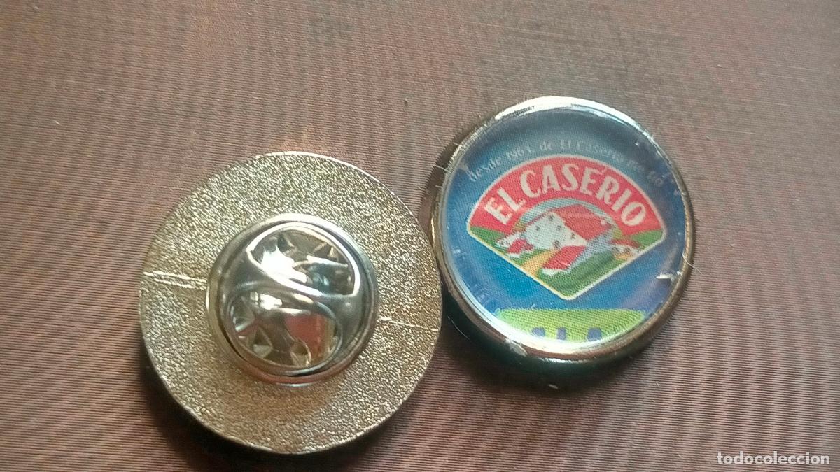 Pin's de collection: PIN REDONDO METAL - publicitario lacteos queso el caserio