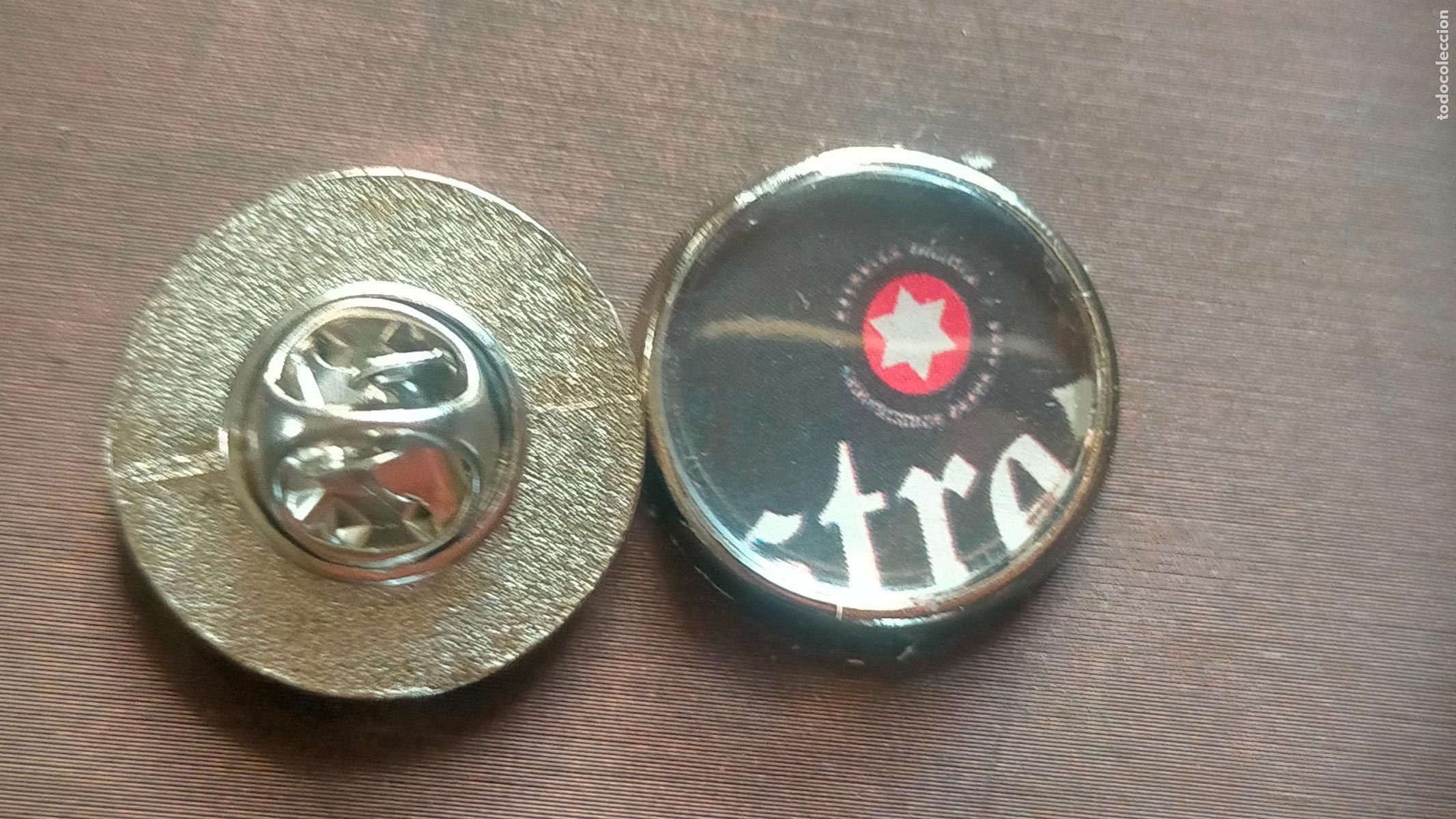 Collection pins: PIN REDONDO METAL - publicitario cerveza estrella galicia