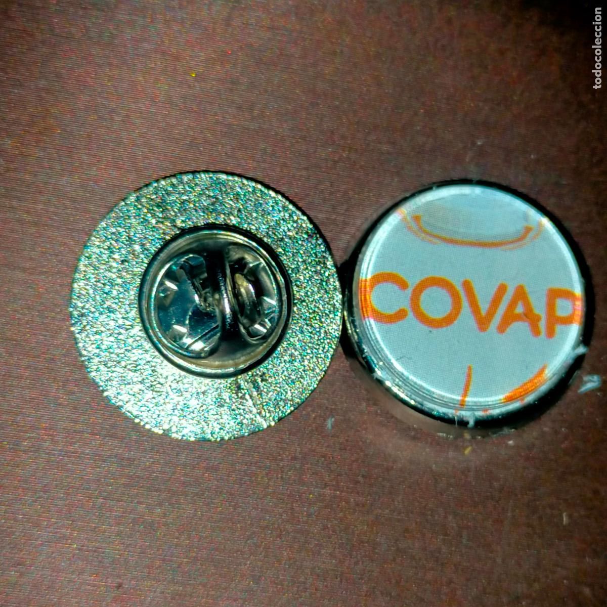 Pins de colecci&oacute;n: PIN REDONDO METAL - publicitario lacteos leche covap