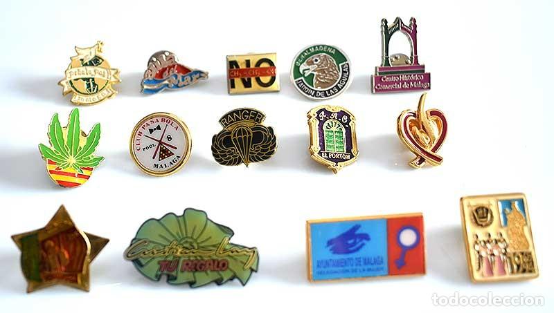 Collection pins: Lote de 14 pins. Variados. Diferentes &eacute;pocas