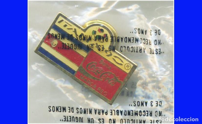 Pins de colecci&oacute;n: PIN COCA COLA MUNDIAL FUTBOL ITALIA 90 BANDERA DE COSTARICA COCACOLA