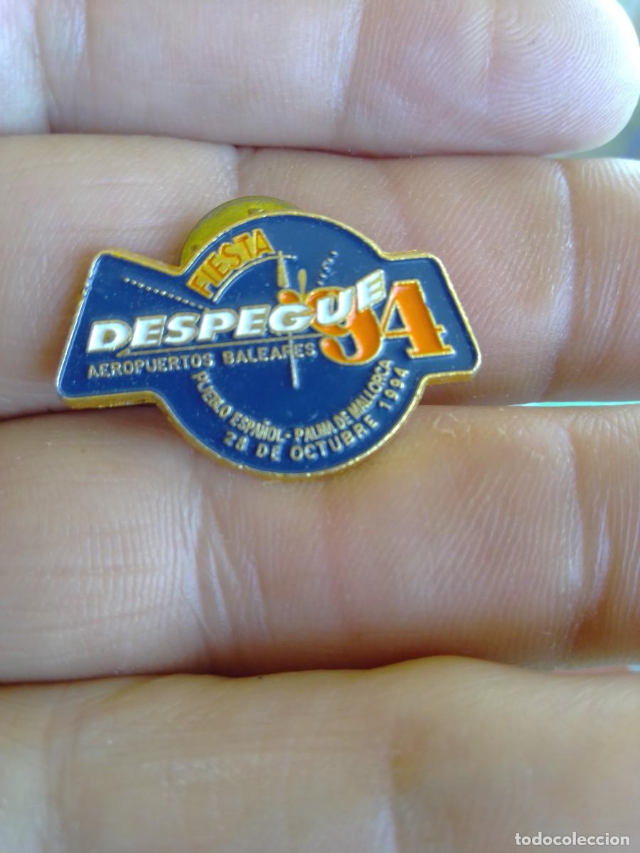 Pins de colecci&oacute;n: PINS FIESTA DESPEGUE 94 AEROPUERTOS BALEARES , AVIACI&Oacute;N ILLES BALEARS