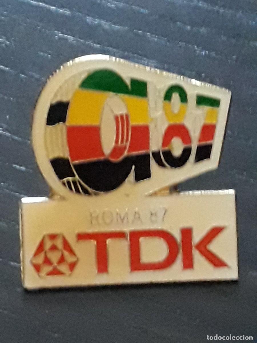 Pins e Spille di collezione: TDK ROMA &acute;87 1987 MUNDIAL ATLETISMO - PIN