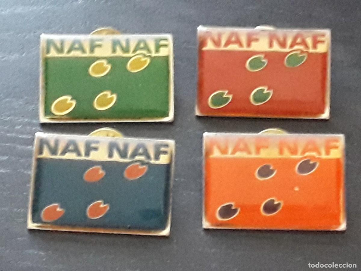 Pins e Spille di collezione: NAF NAF LOTE 4 COLORES - LOTE 4 PINS PIN