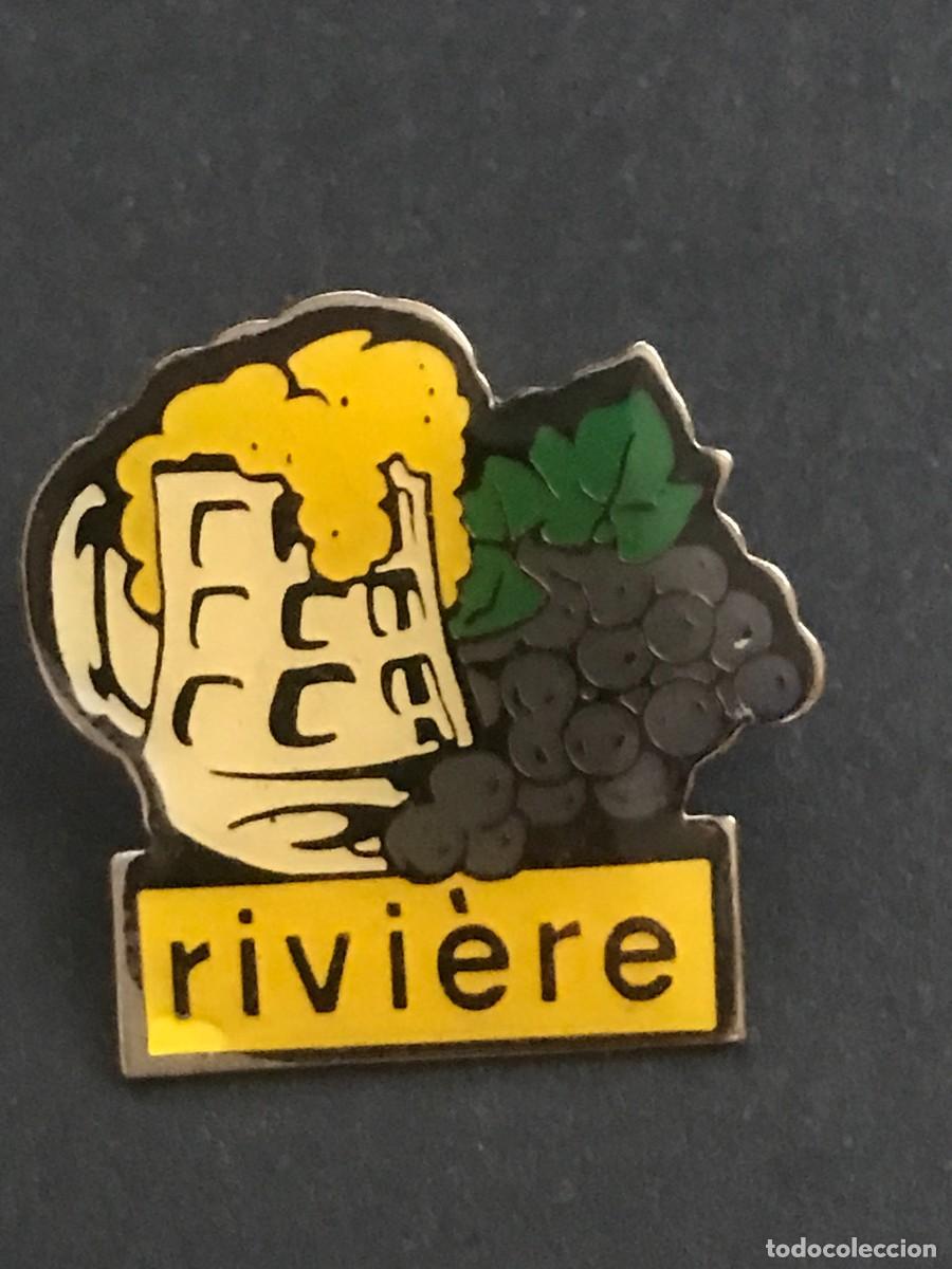 Pin's de collection: PIN PINS - RIVIERE CERVEZA UVA