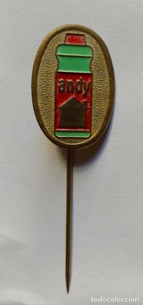 Pins e Spille di collezione: Pin propaganda Andy. Esmaltado