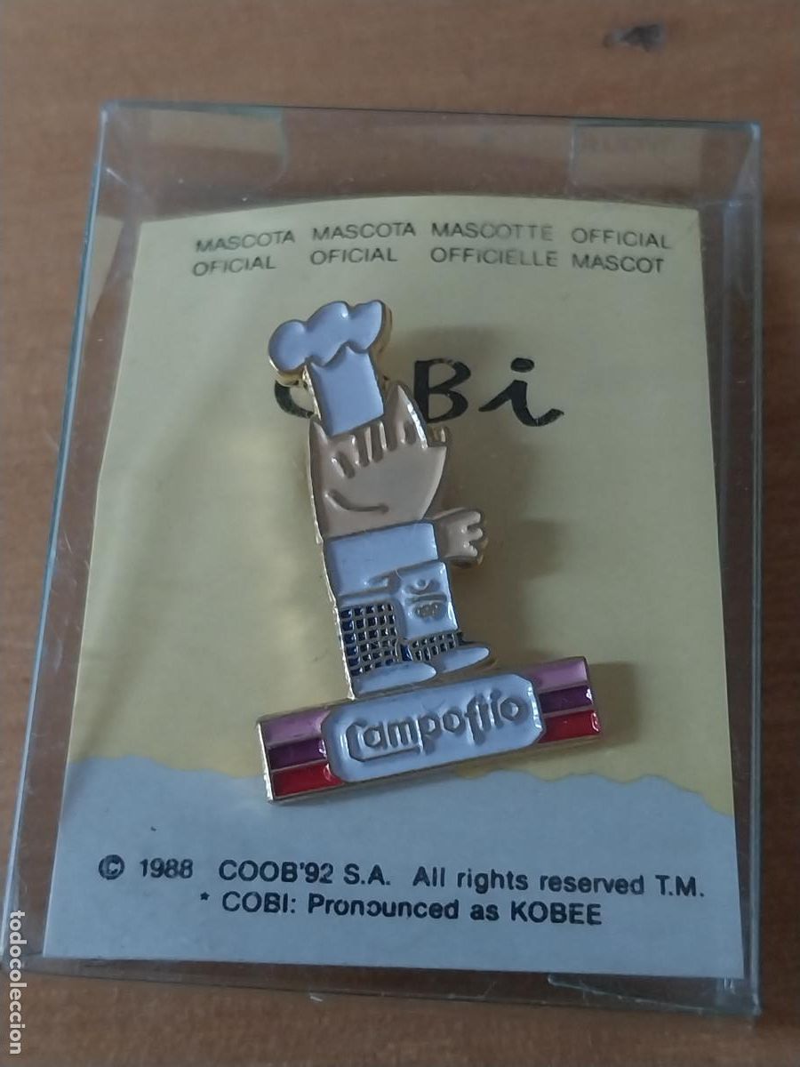 Pins de colecci&oacute;n: COBI MASCOTA CAMPOFRIO PIN PINCHO EN BLISTER OLIMPIADAS BARCELONA 1992 *