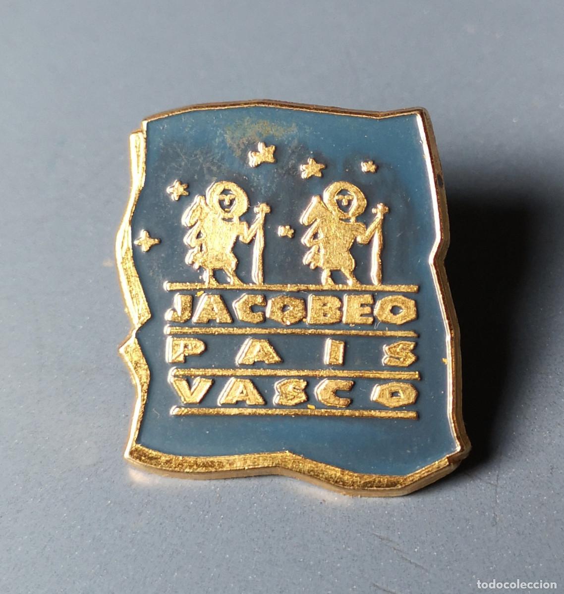 Pins de colecci&oacute;n: PIN JACOBEO PAIS VASCO. - Foto 1