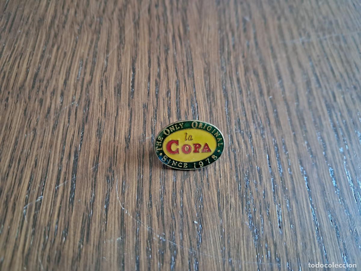 Pins de colecci&oacute;n: pin de publiciad, La copa, danone. the only original, since 1978