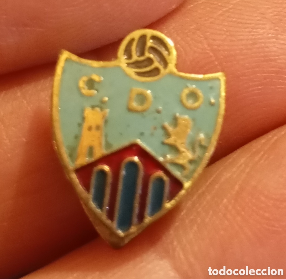 Pins de colecci&oacute;n: Club deportivo Orense antiguo pin de solapa esmalte