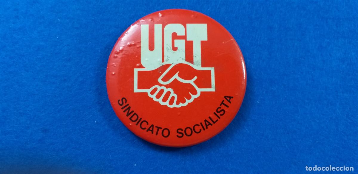 Pins de colecci&oacute;n: Pins CHAPA PIN DE LA UGT. SINDICATO SOCIALISTA. A&Ntilde;OS 70