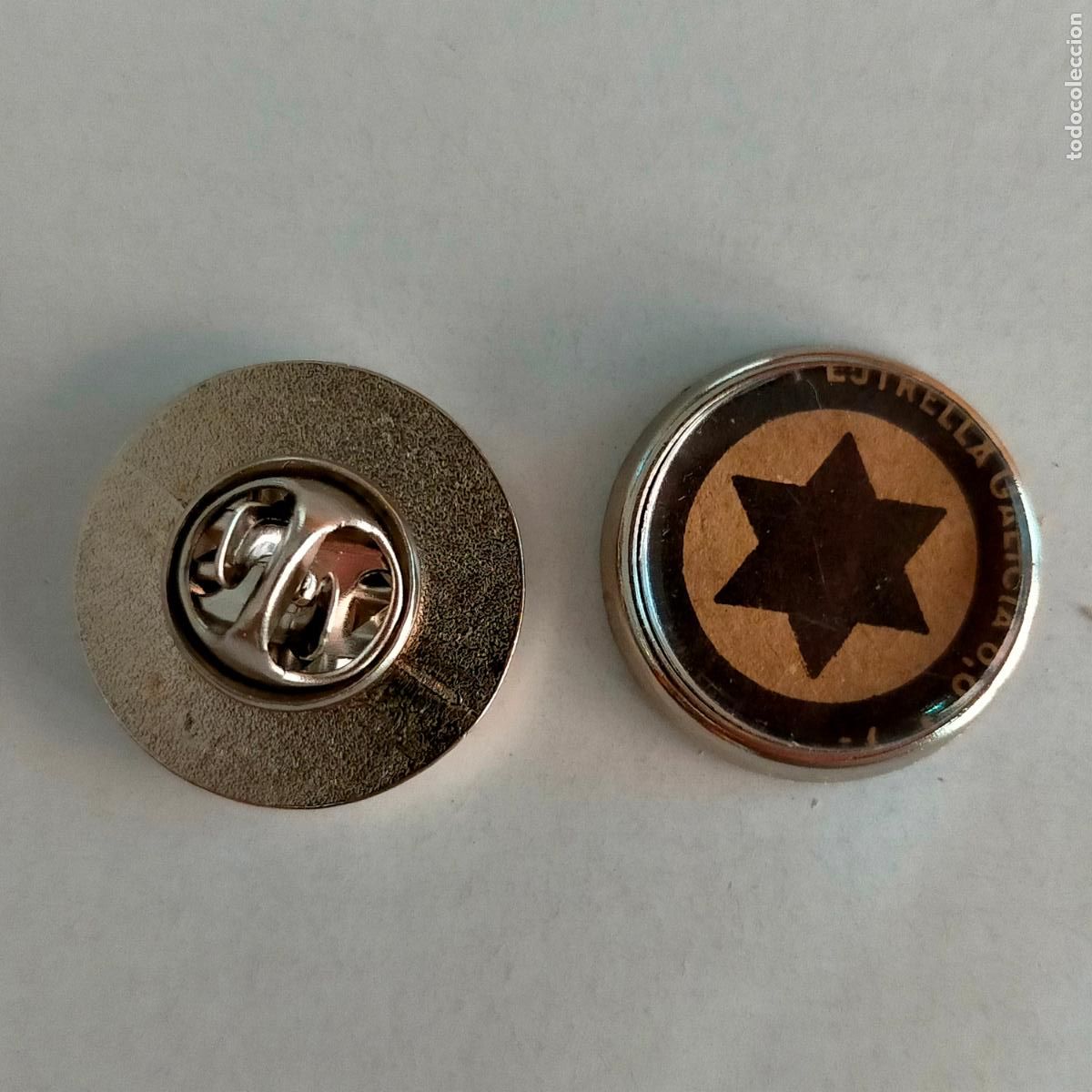 Pins de colecci&oacute;n: pin redondo metal - CERVEZA ESTRELLA GALICIA