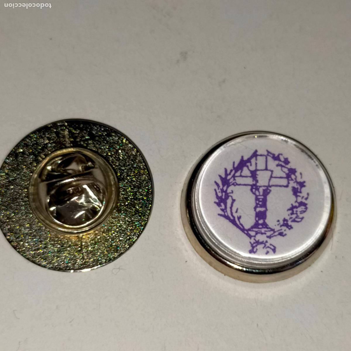 Pins e Spille di collezione: pin redondo metal - ESCUDO EMBLEMA COFRADIA HERMANDAD DE LA SEMANA SANTA DE CADIZ