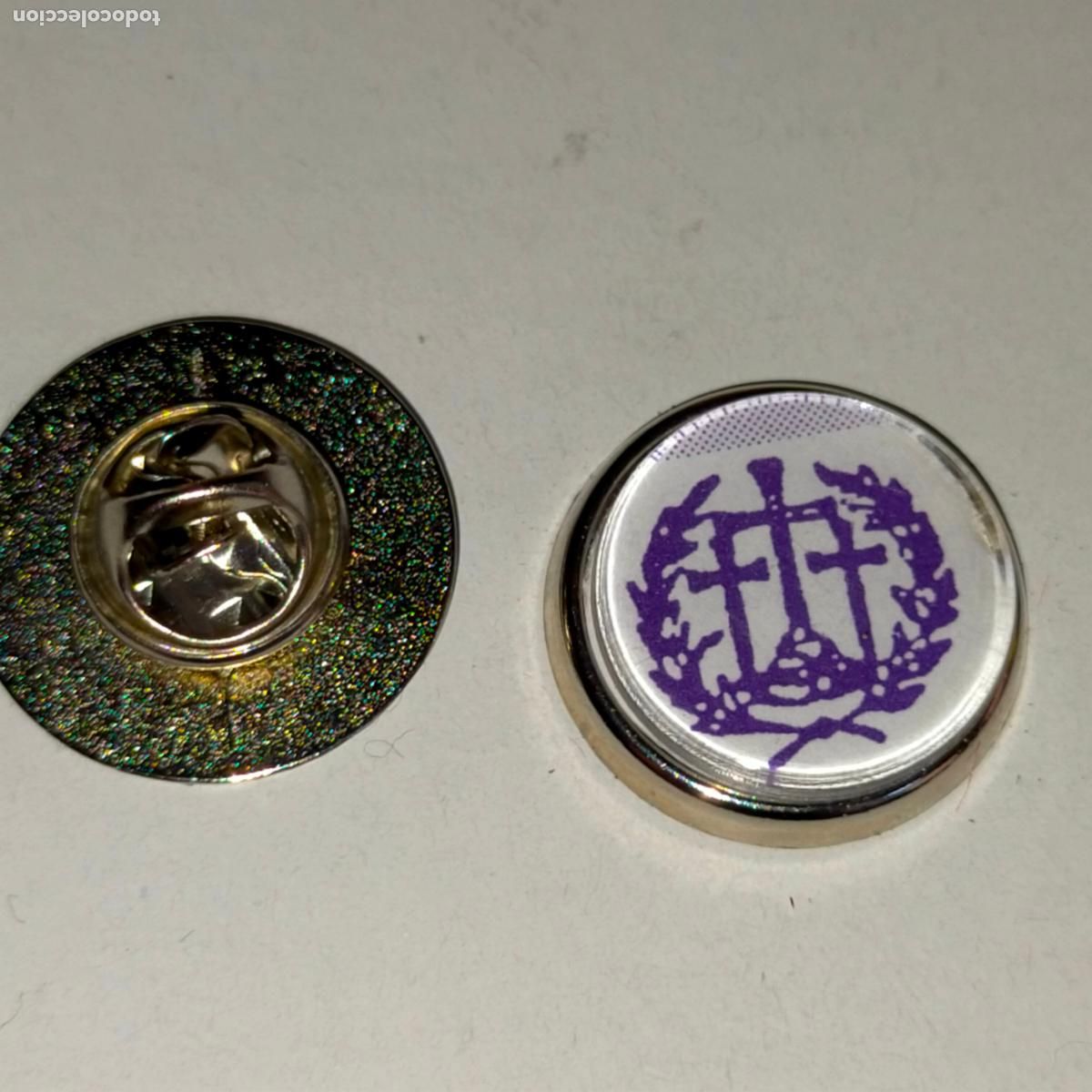 Sammlung von Pins: pin redondo metal - ESCUDO EMBLEMA COFRADIA HERMANDAD DE LA SEMANA SANTA DE CADIZ