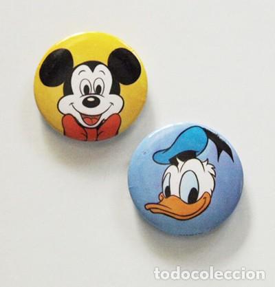 Pins de cole&ccedil;&atilde;o: MICKEY MOUSE EL PATO NONALD CABEZA LOTE CHAPAS CON IMPERDIBLE PERSONAJE DE WALT DISNEY CHAPITA RAT&Oacute;N