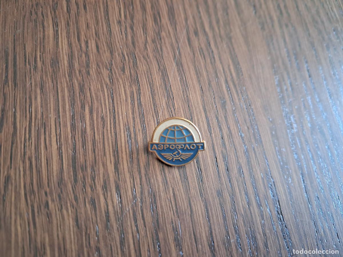 Pins de colecci&oacute;n: pin, alfiler, insignia de publicidad, Aeroflot, airlines Rusia.
