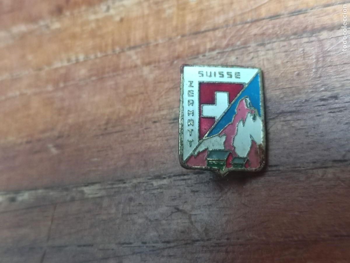 Pins de colecci&oacute;n: Pin insignia SKI. Estaci&oacute;n de Ski. Zermaat. Suiza