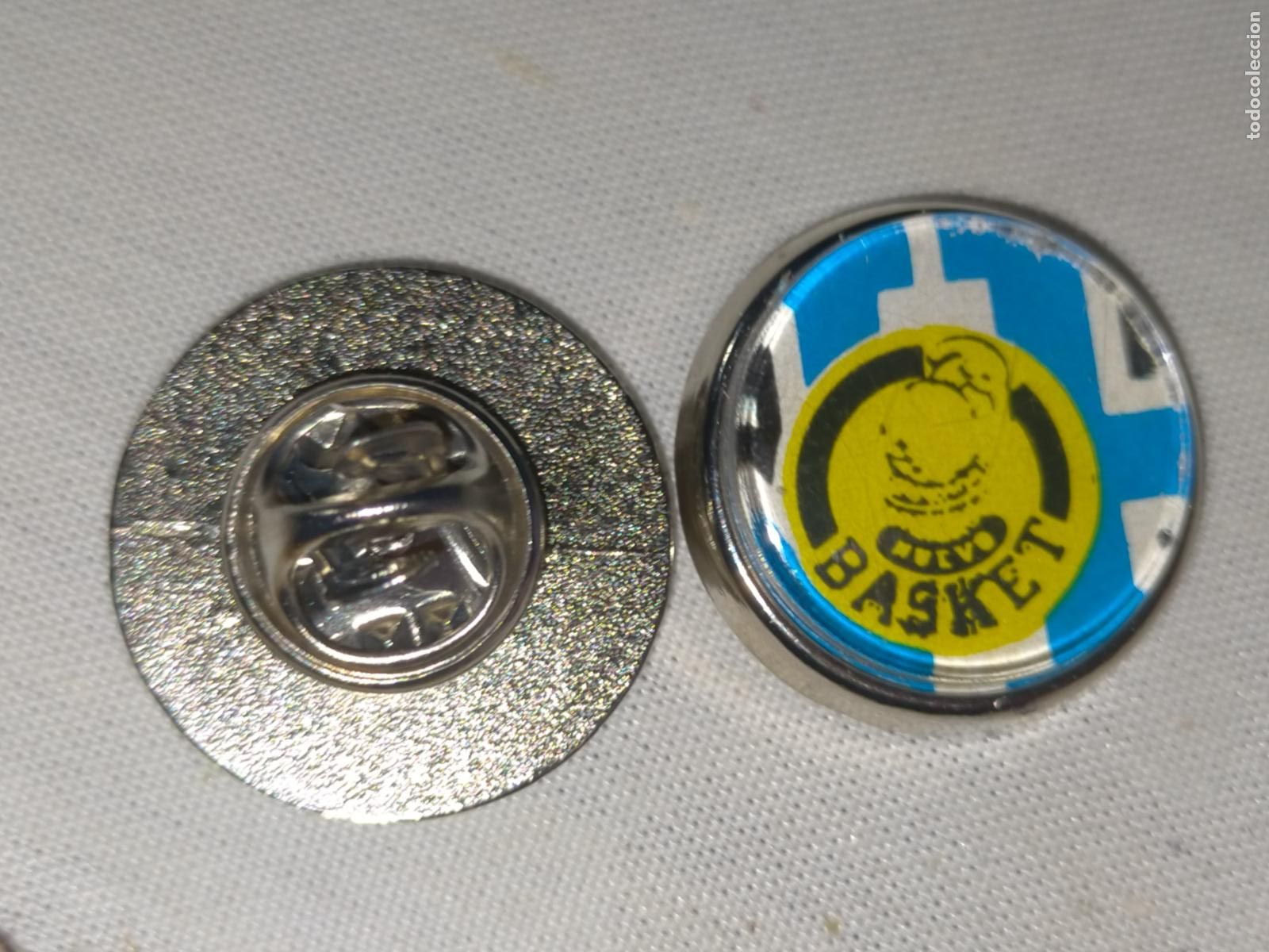 Pins e Spille di collezione: pin redondo metal - deportes baloncesto basket