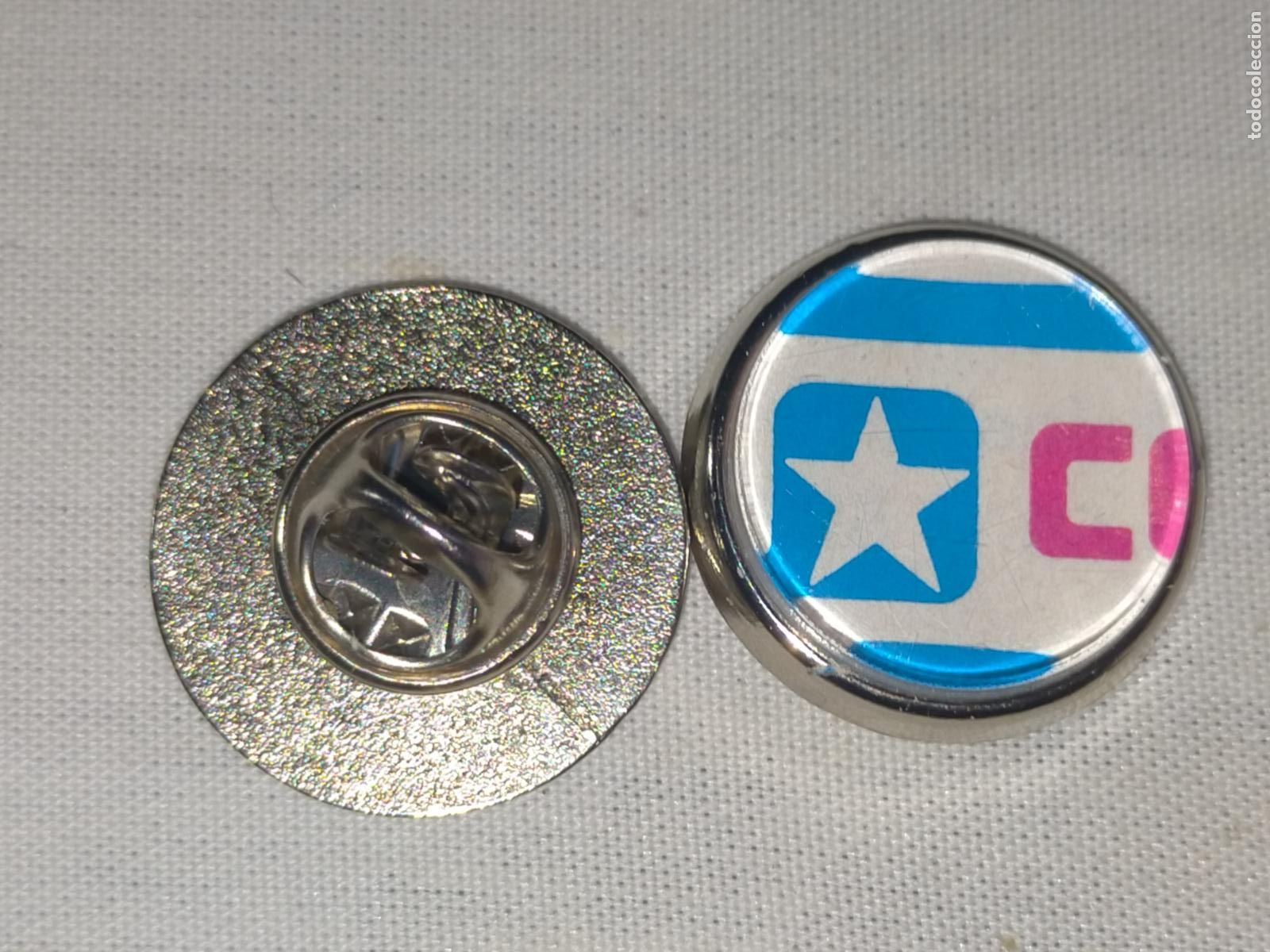 Collection pins: pin redondo metal - deportes marca deportivas Converse
