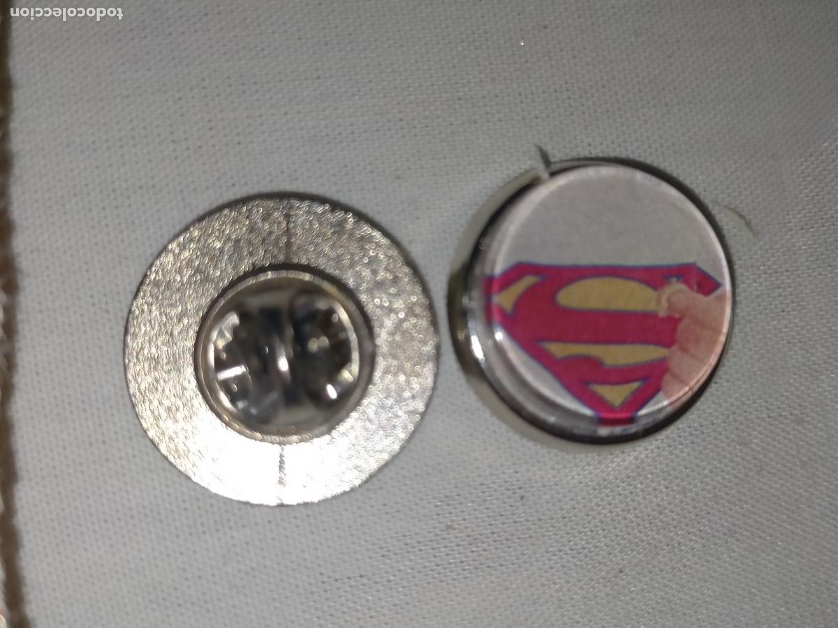 Pins de colecci&oacute;n: pin redondo metal - cine Superman