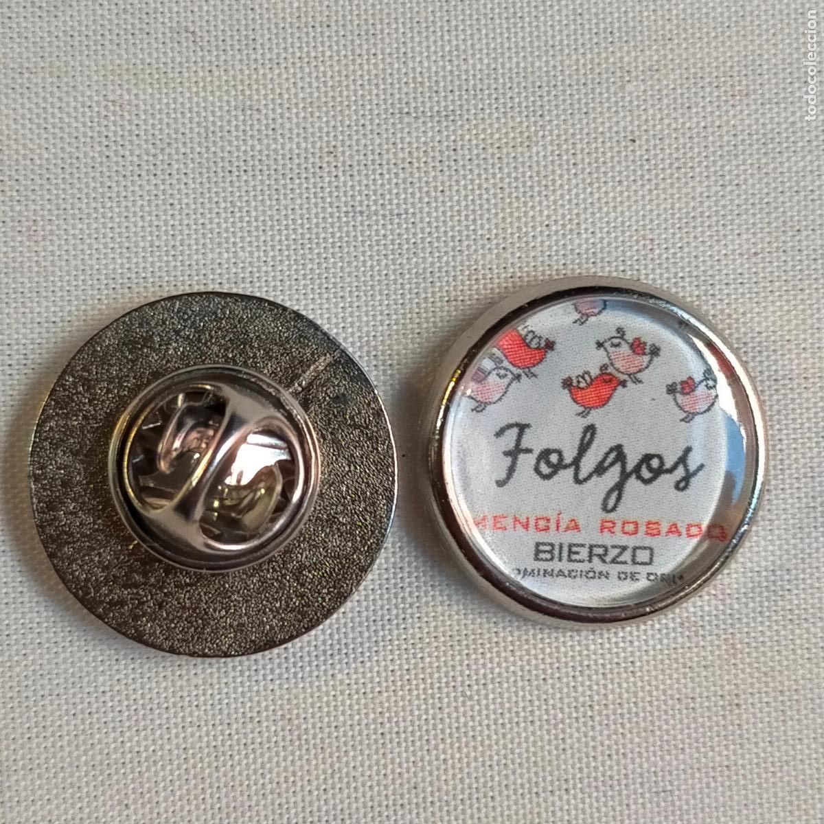 Collection pins: PIN REDONDO METAL - coleccion vinos : folgos bierzo