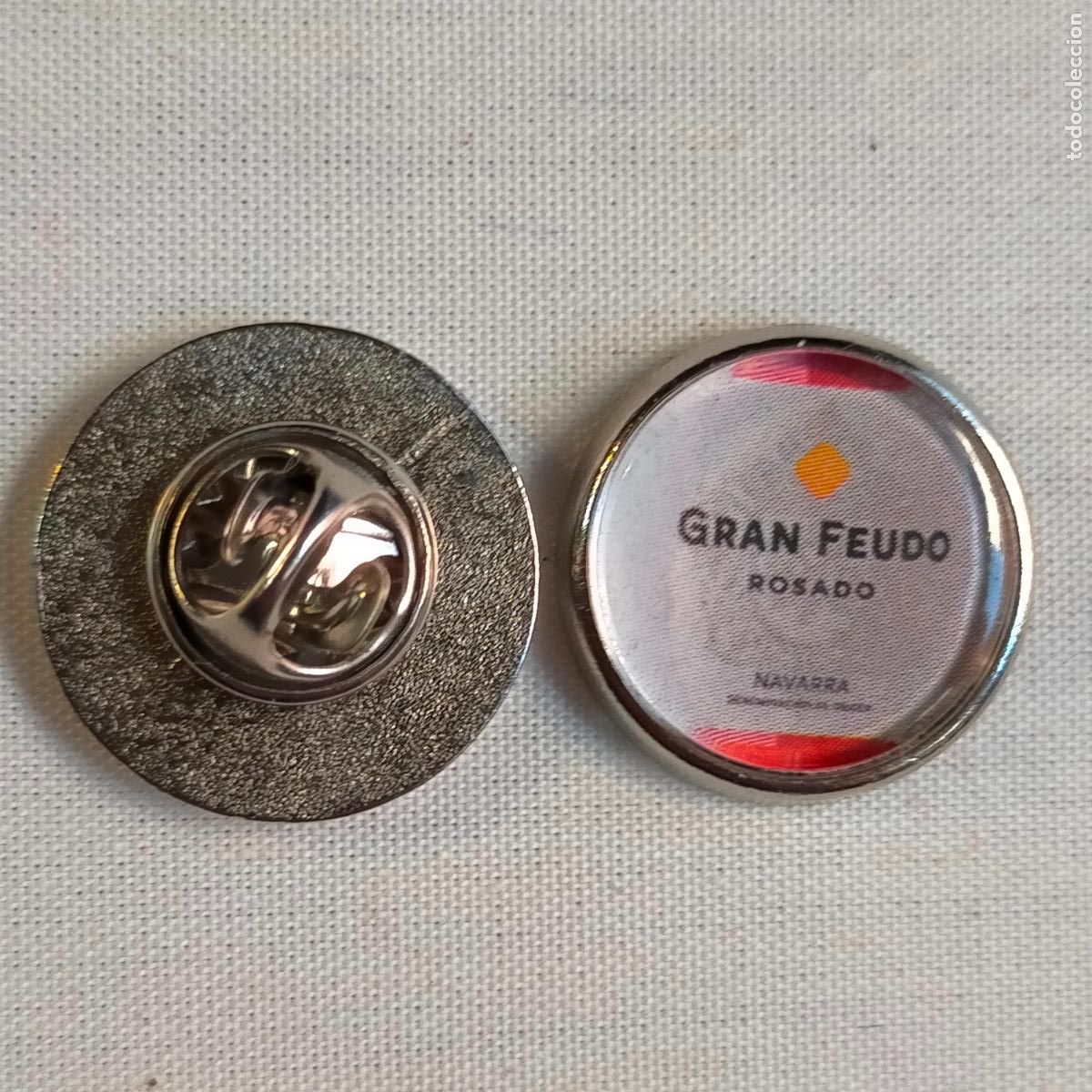 Collection pins: PIN REDONDO METAL - coleccion vinos : GRAN FEUDO ROSADO