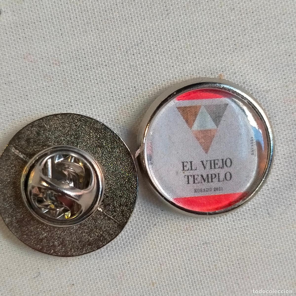Pin's de collection: PIN REDONDO METAL - coleccion vinos : EL VIEJO TEMPLO