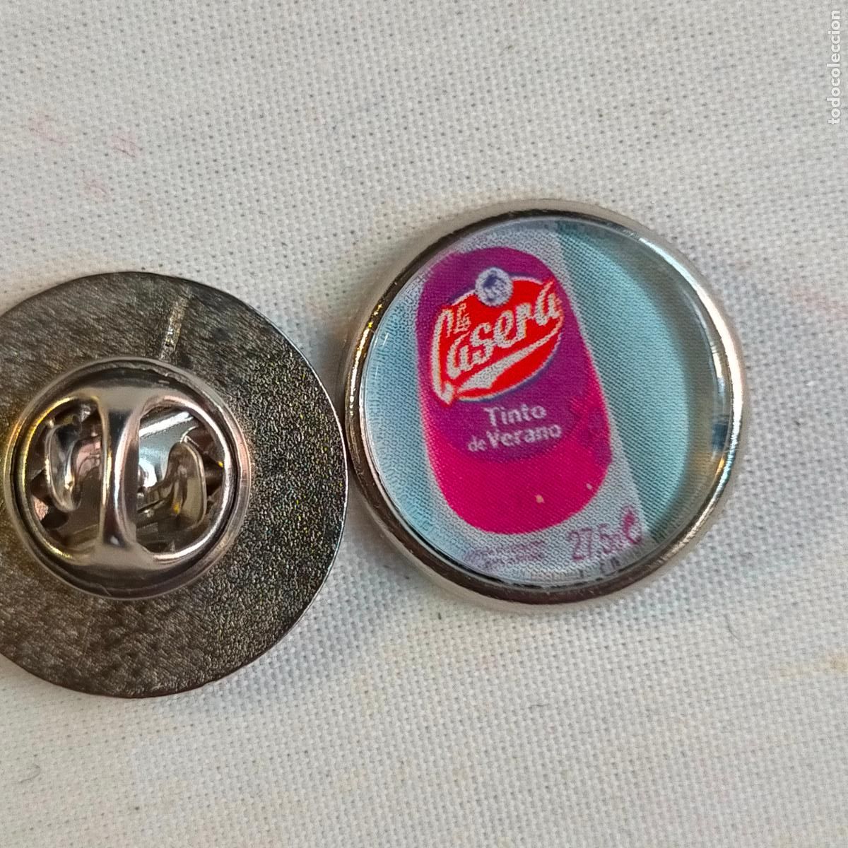 Pins e Spille di collezione: PIN REDONDO METAL - coleccion publicitarios refrescos la casera